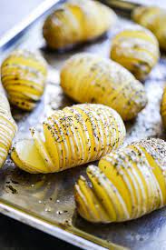 Rosemary Sea Salt Hasselback Potatoes Recipe Hasselback Potatoes Potatoes Sea Salt Recipes