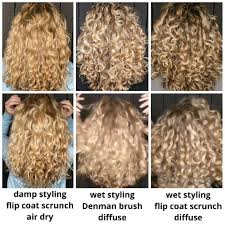 Then squeeze your hair with a towel to sop up any excess water. Pin On Curly Hair Method