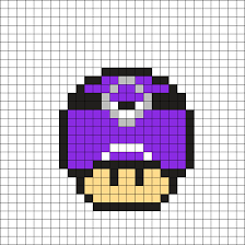 Evil Minion Mushroom Perler Bead Pattern Pixel Art Pattern Pixel Art Templates Cross Stitch Art