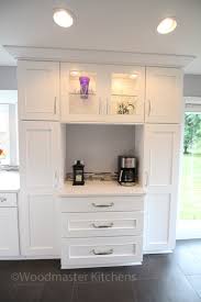 Can't find a coffee cart you love or limited on counter space? A Beverage Center For Every Kitchen Design Woodmaster Kitchens