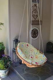pin by doggie dirt shirt on repurposed swinging chair indoor swing chair indoor swing