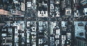 cities need autonomous vehicles just as much as autonomous vehicles need roads to drive down new york poster photo aerial view