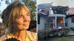 Dina-senteret i Kongo totalskadet av brann, har behov for gjenoppbygging  mener barnelege Rannveig Bremer Fjær.