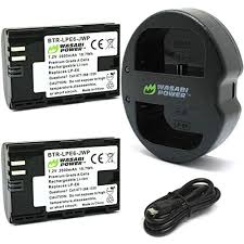 Wasabi Power Battery 2 Pack And Dual Charger For Canon Lp E6 Lp E6n Best Buy Canada