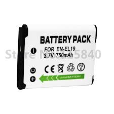 High quality lithium ion battery for nikon compact cameras high capacity of 700 mah durable even after a long period of use use as a replacement or spare battery. S3200 S2600 En El19 Battery For Nikon Coolpix S100 Maxsima S2550 Enel19 S4300 S4150 S3300 S3100 S4100 S2500 Electronics Photo Ecog Camera Photo