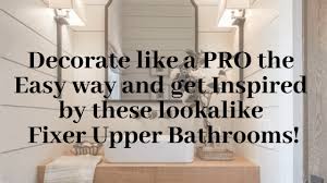 I love that from the cabinetry and white subway tile all the way down to the trim work and dark gray grout, every detail has served as a source of inspiration. 31 Fixer Upper Bathrooms 5 Tips To Help You Decorate Like A Pro