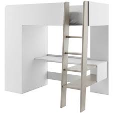 Il dispose de pas mal de rangements avec un. Lit Mezzanine Blanc Pour Enfant Petite Chambre