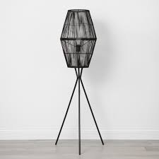 Target | gold floor lamp. Rattan Diamond Tripod Floor Lamp Black Opalhouse Target