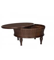 Shop for round ottoman coffee table online at target. North Shore Round Storage Coffee Table The Deck Company Llc