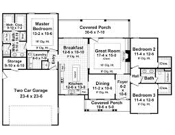 Craftsman House Plan 3 Bedrooms 2 Bath 1800 Sq Ft Plan 2 268