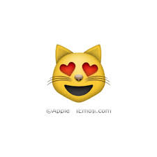 Smiling Cat Face With Heart Shaped Eyes Liked On Polyvore Featuring Emojis Fillers Emojis Transparent Iemoji And Pics Cat Emoji Cool Emoji Smiling Cat