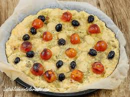 Focaccia Aux Tomates Cerises Et Olives Noires Sans Gluten Faible Ou Sans Lactose Sans Sucre Sans Levure La Table Des Intolerants Alimentation Sans Gluten Allergies Alimentaires