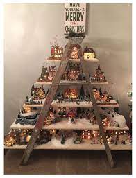 Send a letter to santa claus or a christmas card to a friend. Christmas Village Display Ideas Diy Ladder Christmasvillagedisplayideasdiyla Diy Christmas Village Christmas Tree Village Display Christmas Tree Village