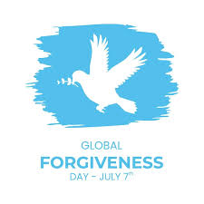 Vector graphic of global forgiveness day with pigeon silhouette flying on  grunge background | Premium Vector