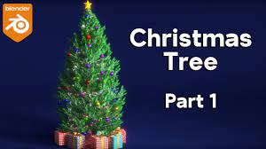 Christmas Tree 🎄 Part 1 (Blender Tutorial) - YouTube