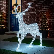 What is the cheapest option available within christmas yard decorations? Large Led Stag Christmas