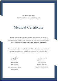 Medical Certificate Sample Certificate Format Doctors Note Template Certificate Templates
