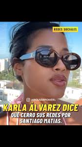 Derecho a réplica 🚨 #karlaalvarez dice que cerró sus redes porque  @pr1ncematias la subió y le tumbaron la cuenta.