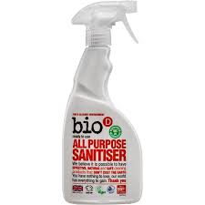 Bio Clean Hard Water Stain Remover Reviews Bio D All Purpose Sanitiser Spray 500ml Bio D Safe Cleaning Products Environmentally Friendly Cleaning Products Domestic Cleaning