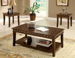 Coffee table features choose a coffee table that fits your style and your needs. Cm4630 Fenwick Coffee Table 2 End Tables 3pc Set In Walnut