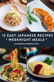 Weeknight Meal Ideas 15 Easy Japanese Recipes Just One Cookbook Easy Japanese Recipes Weeknight Meals Recipes