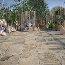 Carrelage Sol Et Mur Forte Pierre Dore Monastere L 30 X L 50 Cm Leroy Merlin Sol Exterieur Carrelage Terrasse Exterieur Carelage Exterieur