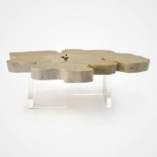 Apply bleach to your wood. Algarrobo Cross Cut Coffee Table Bleached Rotsen Furniture