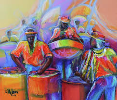 Painting Of Steel Drum Player Google Search Caribbean Art Abstract Art For Sale Painting