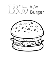 Funny dogs coloring page for children. Burger And Hot Dog Coloring Pages Playing Learning