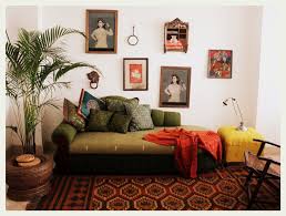 Traditional indian homes are typically decorated in rich colors, and intricate patterns. Daybed An Indian Summer Simple Home Decoration Indian Home Decor Living Room Wall Designs