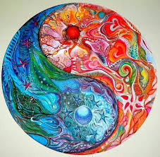 Pin By Valerie Lorenzo On All Kinds Of Art Yin Yang Art Art Mandala Painting
