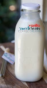 Homemade Vanilla Sweet Cream Coffee Creamer Recipe Vanilla Coffee Creamer Homemade Coffee Creamer Diy Coffee Creamer