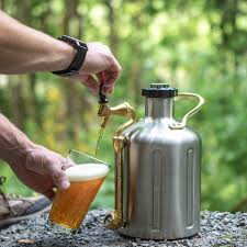 It's not very large which is what makes it fit so well in any kitchen. Ukeg 128 Pressurized Growler With Tap Growlerwerks