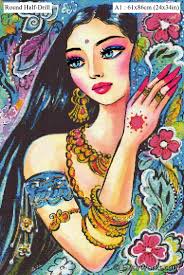 Gita, Indian woman art ‹ EvitaWorks