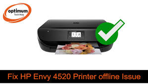 How does my offline printer show online? Solved How To Bring My Hp Envy 4520 Printer Offline To Online