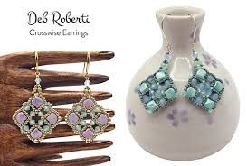 Crosswise Earrings Free Ginko Bead Pattern Jewelry Sets Handmade Bracelet Patterns Beading Patterns