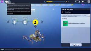 It's necessary to venture there to validate challenges such as siphon health or shields from player eliminations. Fortnite Save The World Quest Tracker Fortnite Season 9 Week 1 Secret Star