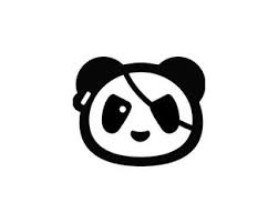 Black And White Kung Fu Panda Logo 20 Funny Panda Logo For Inspiration Funny Logo Panda Panda Art