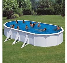 Gre Kit510eco Piscine Acier Ovale H 120 M Blanche Fidji Amazon Fr Jardin