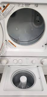 Stackable washers and dryers vs. Used Laundry Center Whirlpool Ylte5243dq6 Apartment Size Max Used Appliances