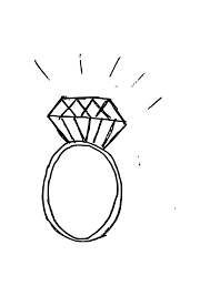 Download Hand Drawn Diamond Wedding Ring Free Svg File Svgheart Com