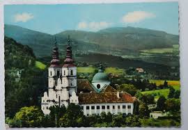 Beautiful old postcard postcard-Graz Styria pilgrimage church Maria Trost  gela