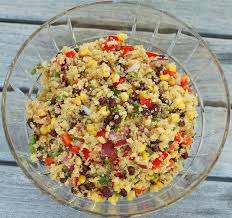 In a saucepan combine the broth, water, 1/4 cup lime juice and 1 ½ teaspoons salt, bring the mixture to a boil, and stir in the couscous. Corn And Black Bean Quinoa Salad Jessica Levinson Ms Rdn Cdn