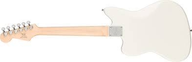 One of the series is a line of mini jazzmasters. Squier Bullet Mini Jazzmaster Hh Olympic White Electric Guitar For Kids White