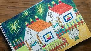Drawings by over 40 contemporary artists present the vibrancy and diversity of contemporary drawing. How To Draw Diwali Festival Drawing For Kids Youtube