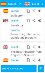 >>> translations = translator.translate('the quick brown fox', 'jumps over', 'the lazy dog', dest='ko') >>> for translation in translations: English Spanish Translator Apk Download Android Books Reference Apps