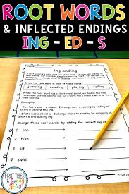 Root Words And Inflectional Endings This Is A Great Mini Unit To Teach Root Words And Inflectional Root Words Reading Strategies Anchor Charts Word Activities