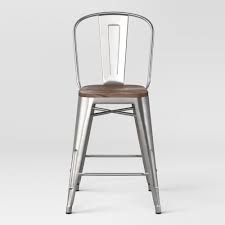 Check out our metal bar stool selection for the very best in unique or custom, handmade pieces from our stools & banquettes shops. Target For 24 Carlisle Metal Counter Height Barstool With Wood Seat Natural Threshold Accuweather Shop
