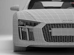 Audi R8 V10 2016 3d Model 3ds Max Fbx C4d Lwo Lws Lw Ma Mb Obj Audi R8 V10 3d Model Audi R8