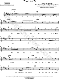 Sheeteria "Todo de Ti" Sheet Music (Leadsheet) in D# Minor